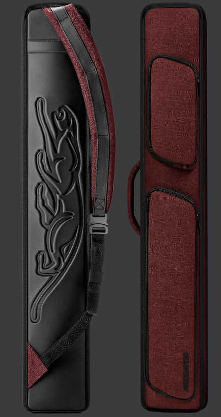 Predator Metro 3x5 Red Top Zip Hard Cue Case - Seybert's Billiards