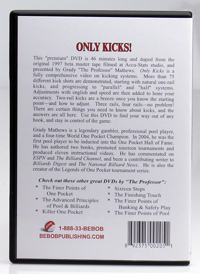 Grady Mathews Only Kicks DVD