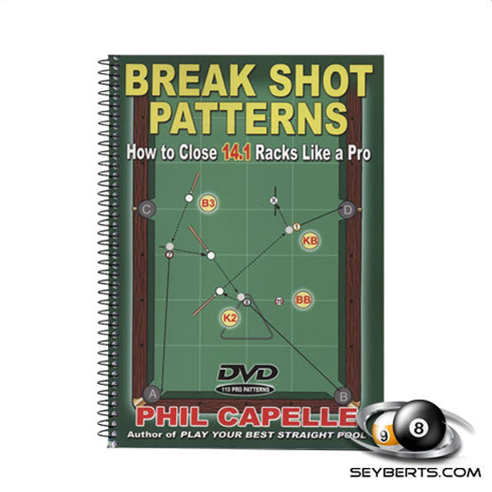 Phil Capelle Break Shot Patterns Book with DVD