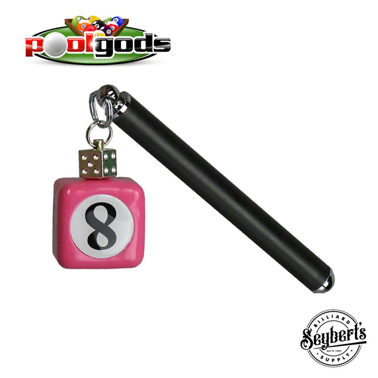 Pink Heavy Duty Dice and 8 Ball Pocket Chalker