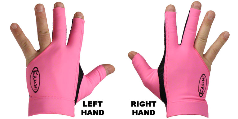 Kamui Pink Pool Billiard Glove - Left Hand
