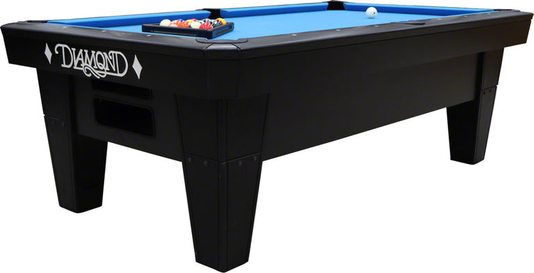 8ft Diamond Pro-Am Pool Table - 8ft Black PRC