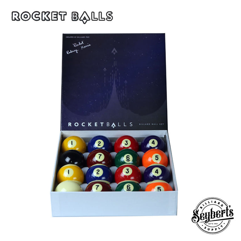 Rocket Balls by Rodney Morris Pool Ball Set