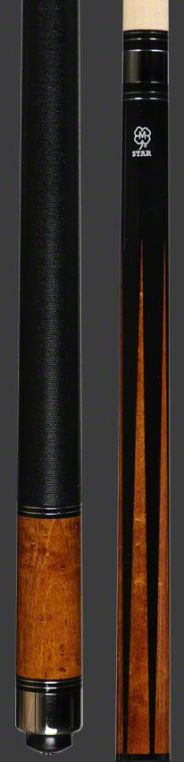 Star S72 Star Black and Cherry 6 Point Cue