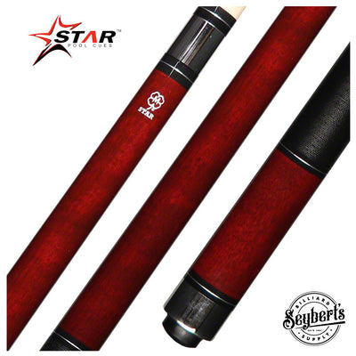 Star S80 Claret Red Stain Cue