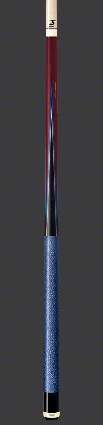 Predator 4 Point Sneaky Pete Purple Heart / Blue Points Linen Wrap Pool Cue - True Splice