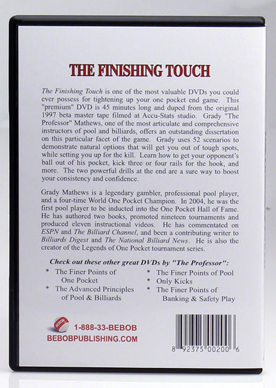 Grady Mathews Finishing Touch DVD