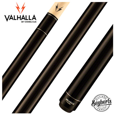 Valhalla Series VA101 Black Pool Cue No-Wrap