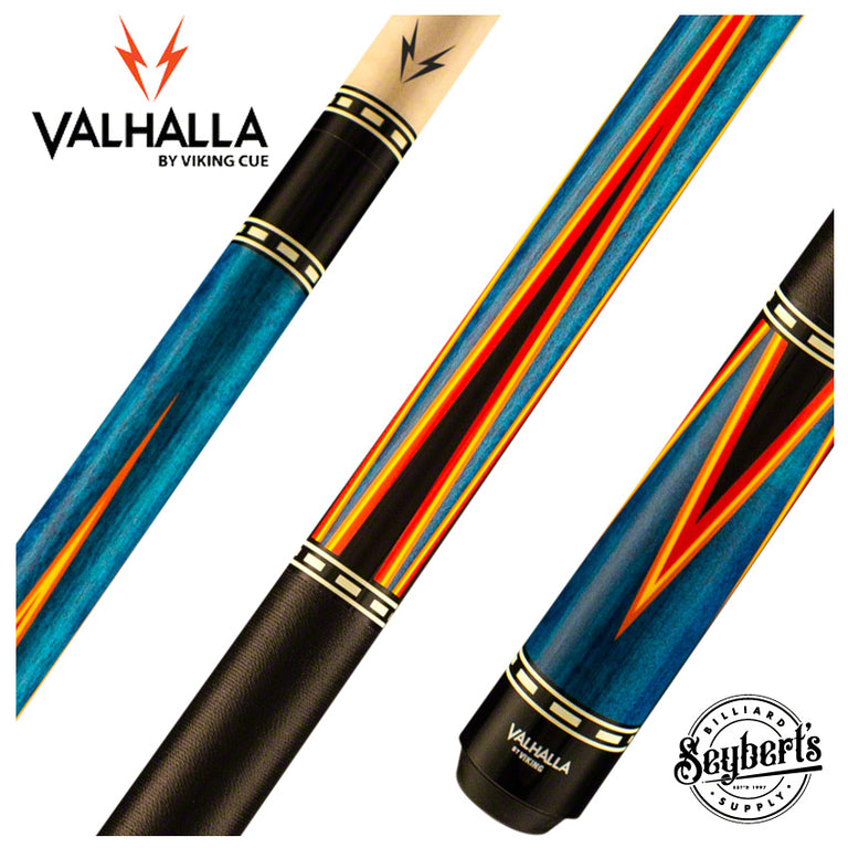 Valhalla Series VA486 4 Point Veneer Graphic Pool Cue