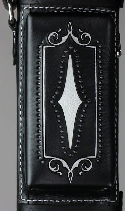 Volturi 3X6 Brogue Black Custom Cue Case