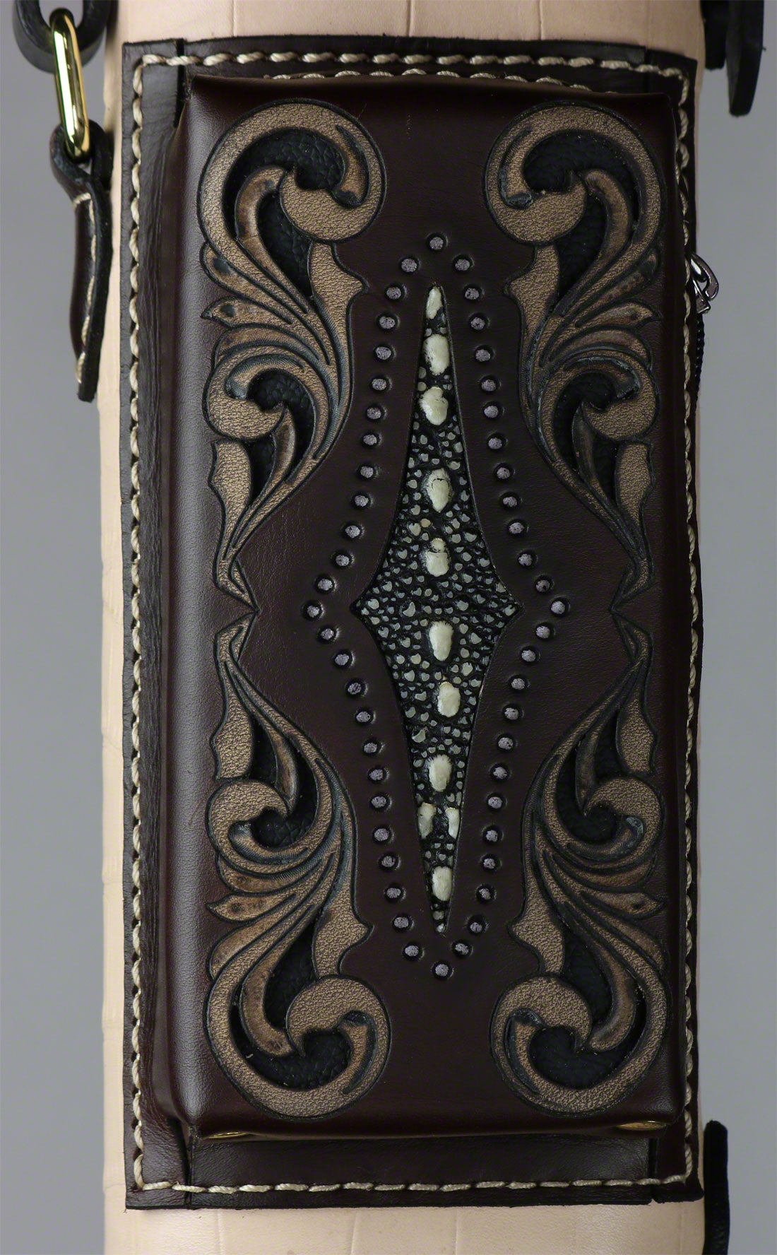 Volturi Custom Venice Natural/Brown 2x4 Hard Pool Cue Case