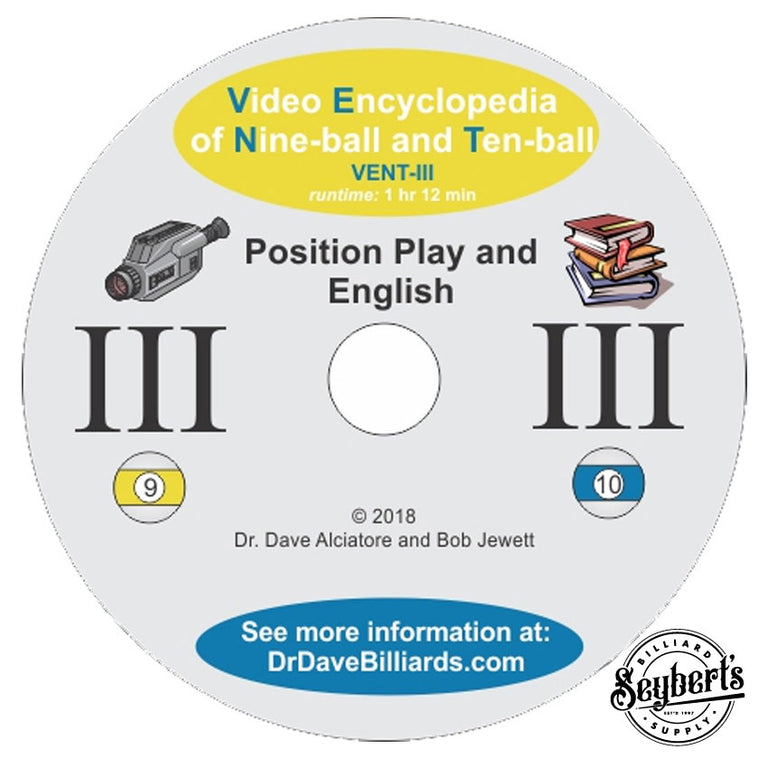Video Encyclopedia of 9 Ball and 10 Ball Position Play and English DVD 3