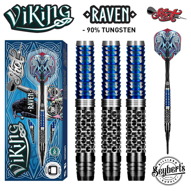 Viking Raven Soft Tip Dart Set - 90% Tungsten
