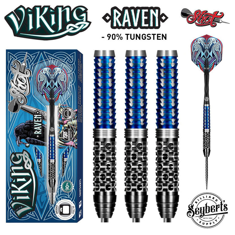 Viking Raven Steel Tip Dart Set - 90% Tungsten