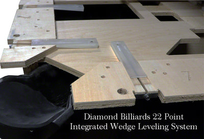 Diamond Pool Tables -  7ft Pro-Am Pool Table - Oak Walnut